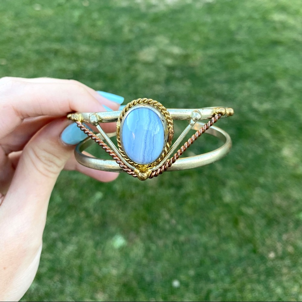 Copper Agate Bracelet